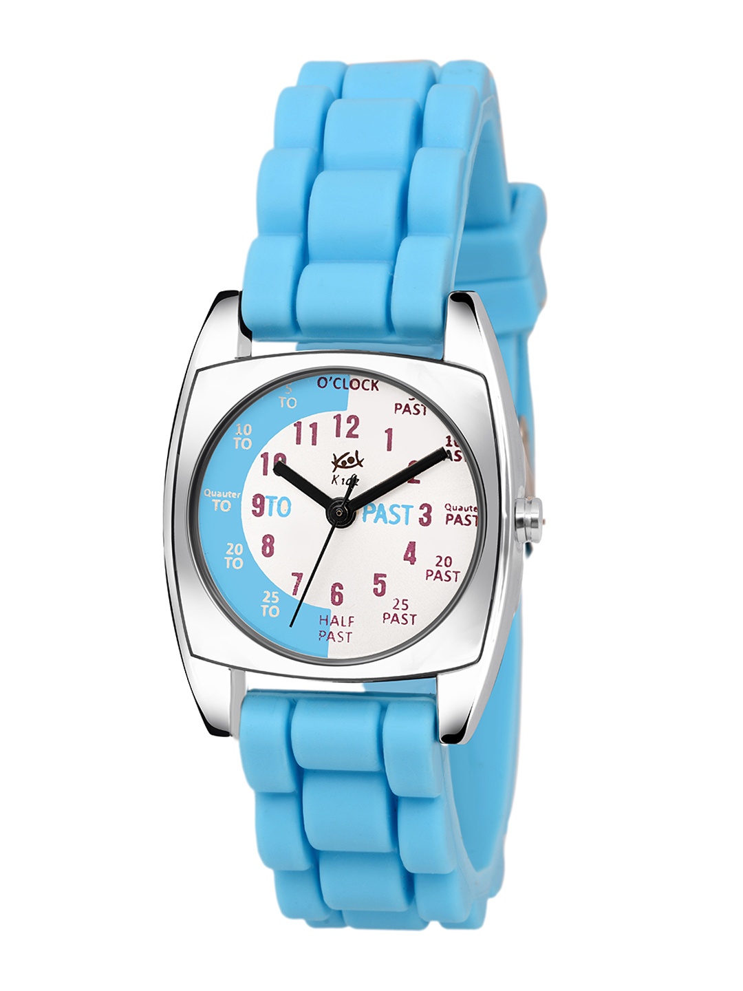 

Kool Kidz Unisex Kids Multicoloured Printed Dial & Blue Straps Analogue Watch