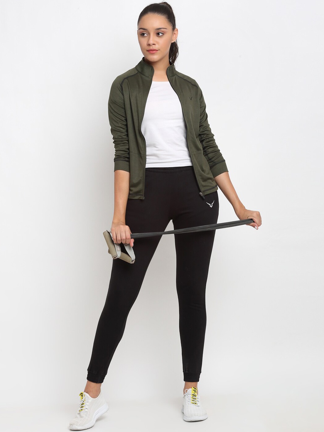 

Invincible Women Zip Up Jacket, Olive