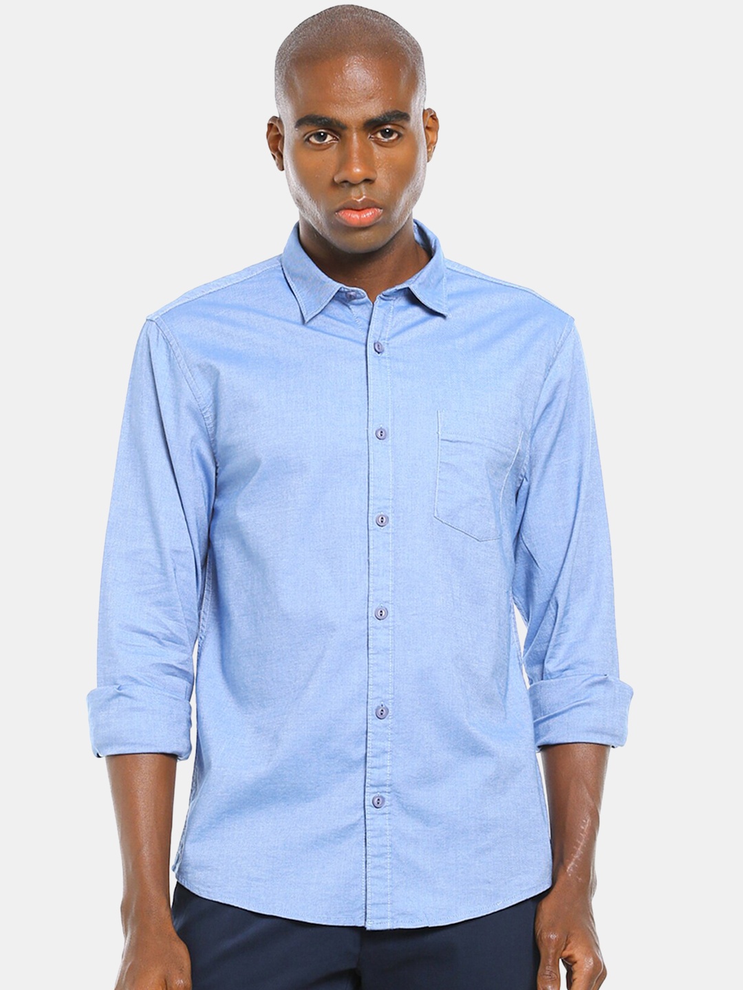 

Ruggers Men Blue Casual Shirt
