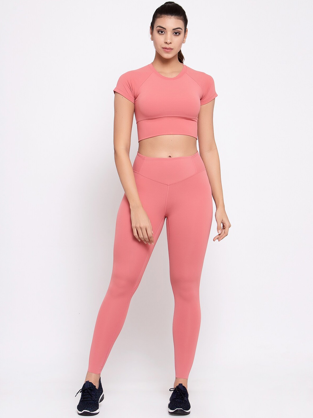 

Laceandme Women Pink Solid Tracksuit