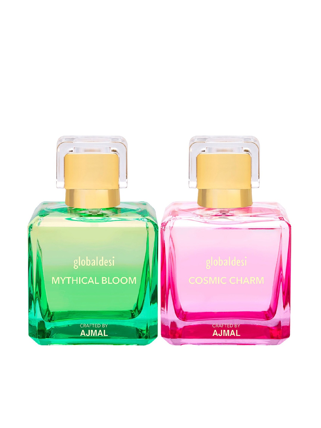 

Global Desi Women Set Of 2 Mythical Bloom EDP & Cosmic Charm EDP Perfume Crafted By Ajmal, Multi