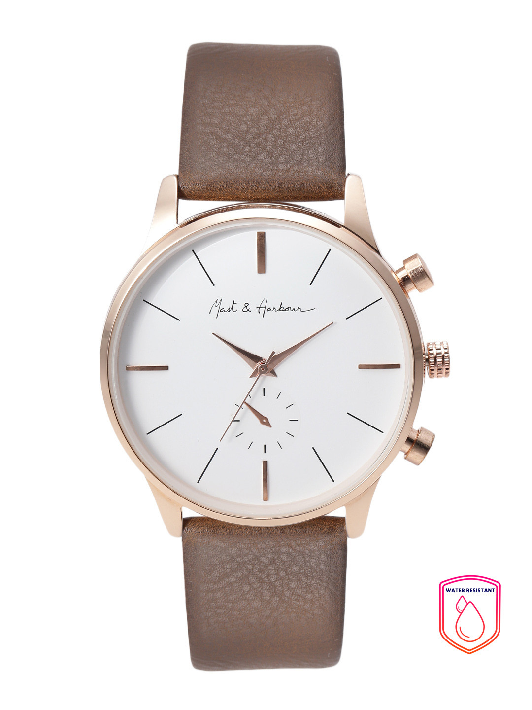 

Mast & Harbour Men White Dial Watch MH6-D