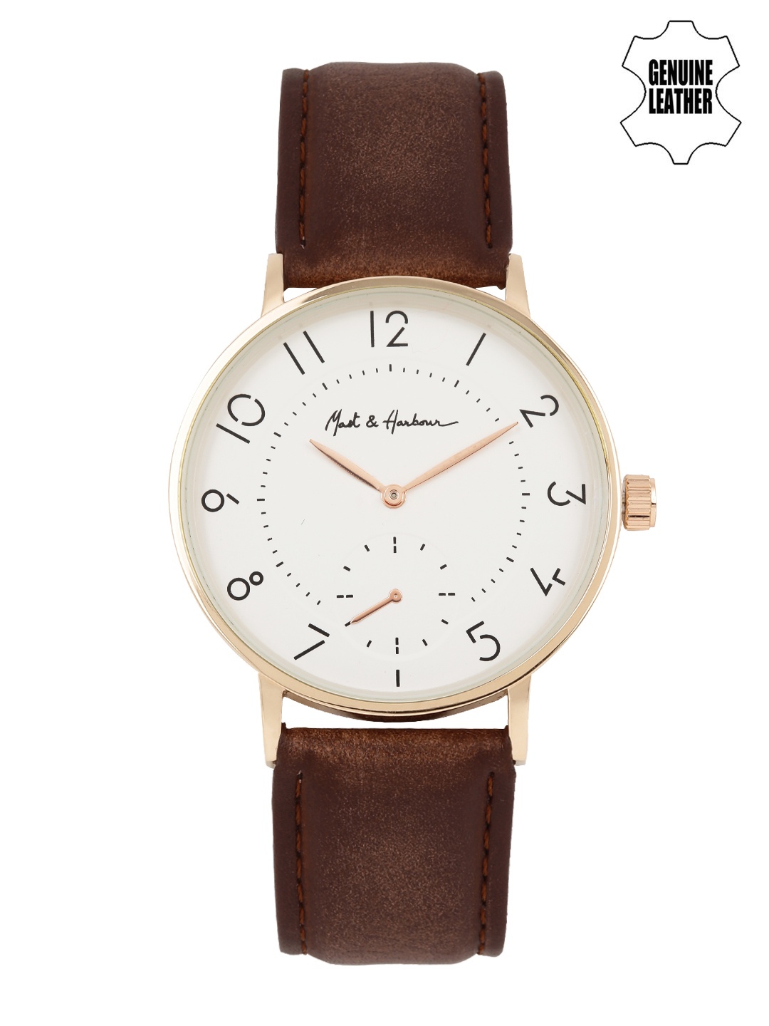 

Mast & Harbour Men White Analogue Watch MH12-A