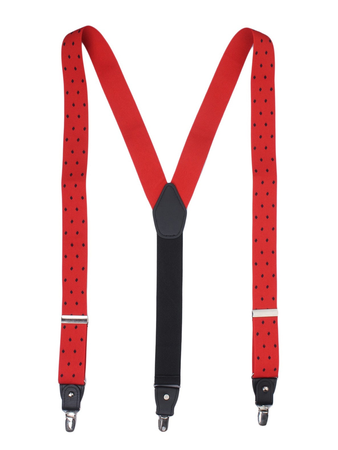 

Alvaro Castagnino Men Red & Black Printed Suspenders