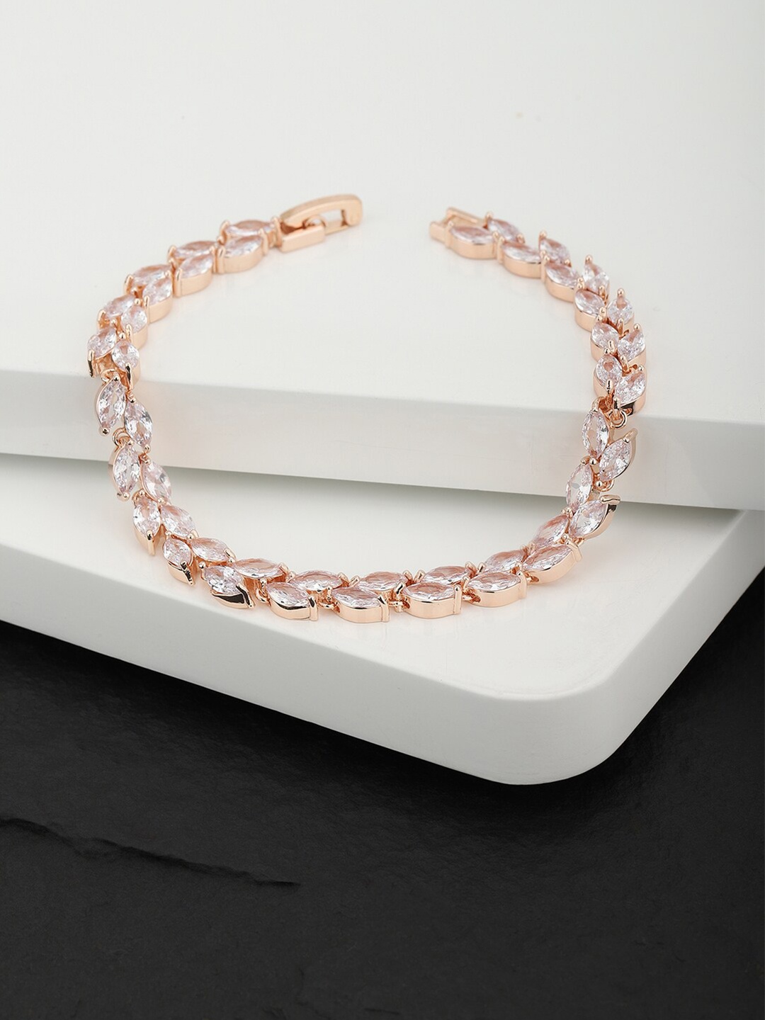 

Carlton London Women Rose Gold Plated Bracelet