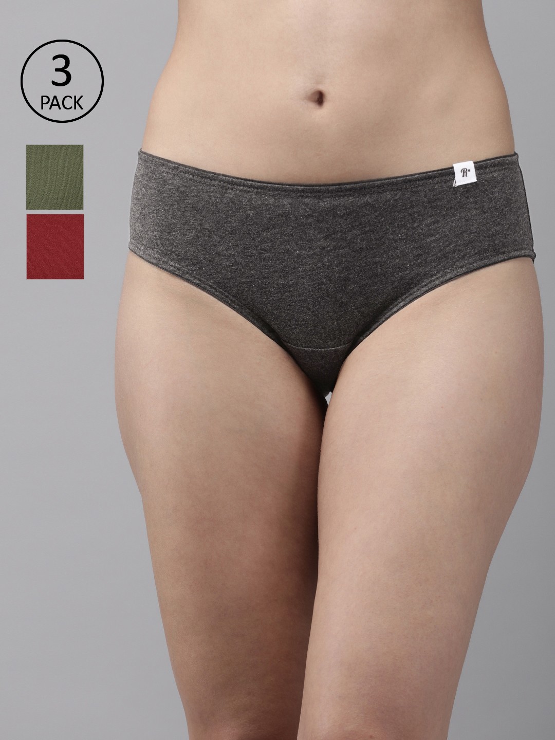 

Roadster Women Pack of 3 Solid Hipster Briefs RDST-SOL-HIP-NEW-003, Red