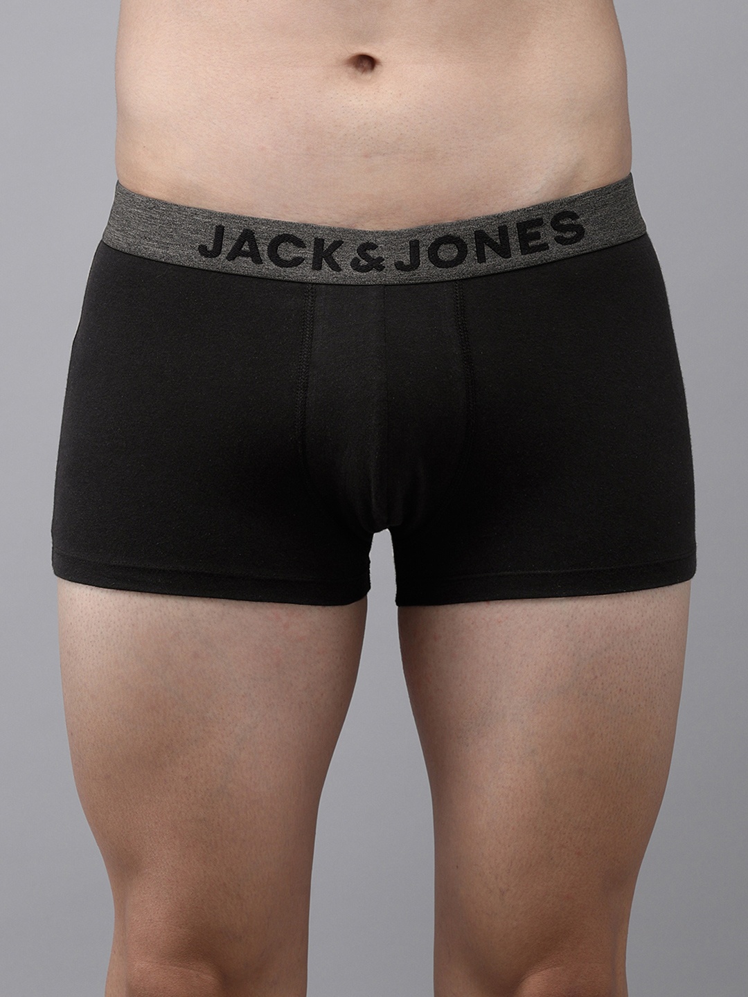 

Jack & Jones Men Black Solid Anti-Microbial Trunk 1916508001
