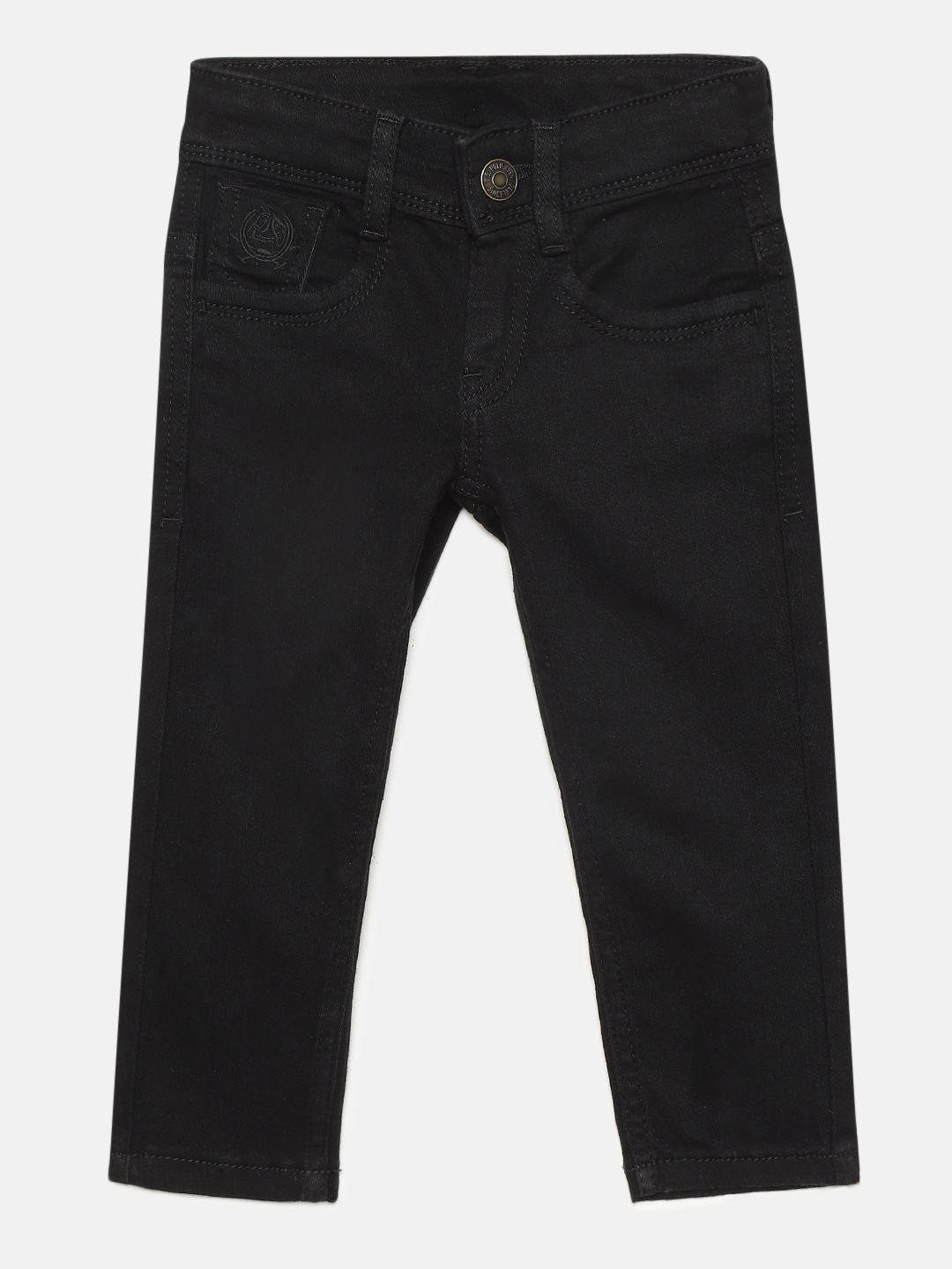 

U.S. Polo Assn. Kids Boys Black Mid-Rise Jeans