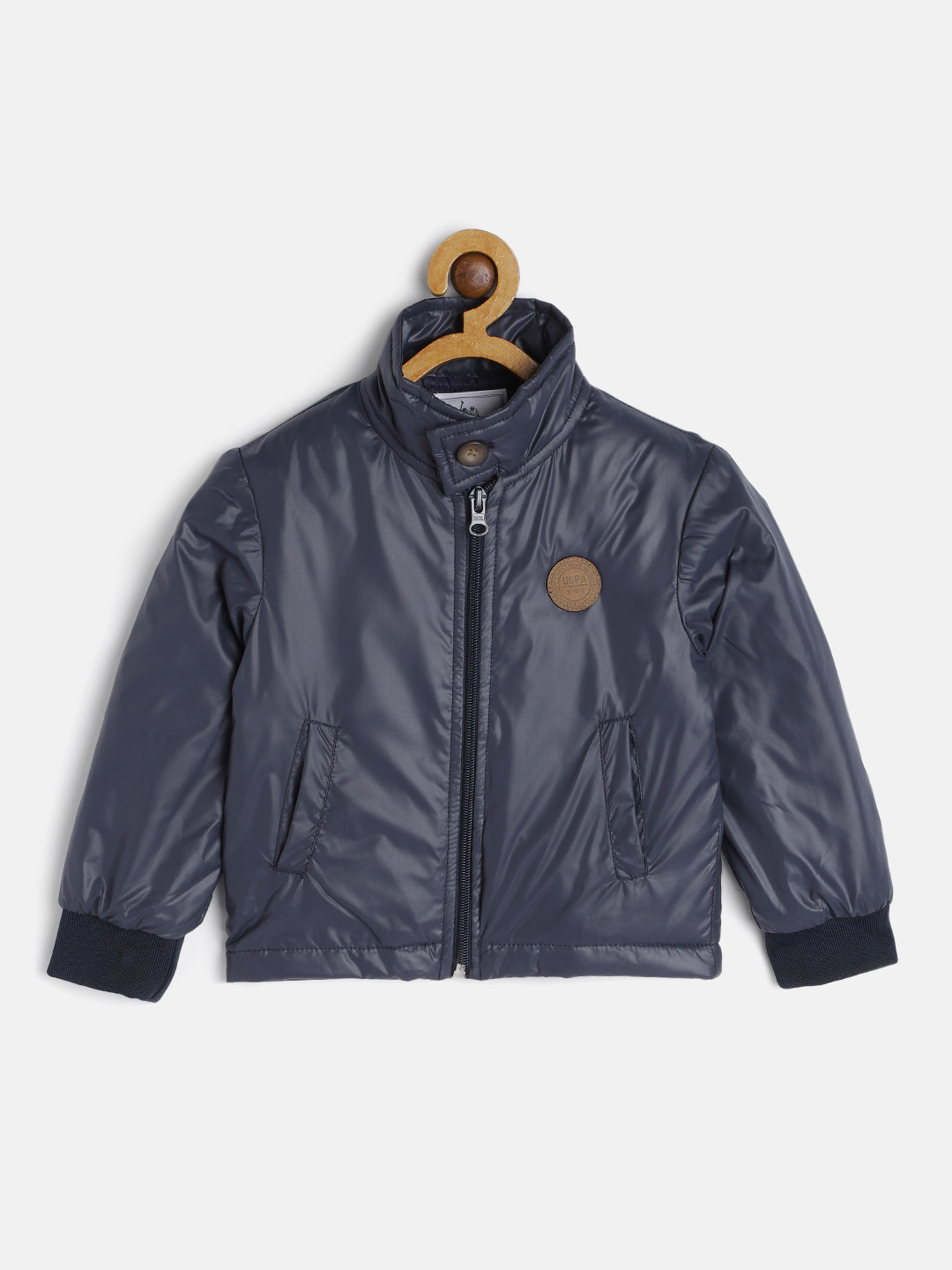 

U.S. Polo Assn. Kids Boys Navy Blue Lightweight Bomber Jacket