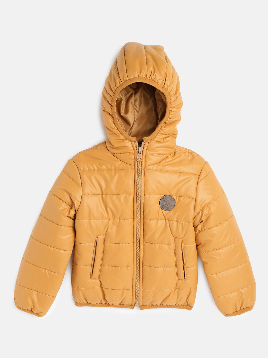 

U.S. Polo Assn. Kids Boys Mustard Yellow Bomber Jacket