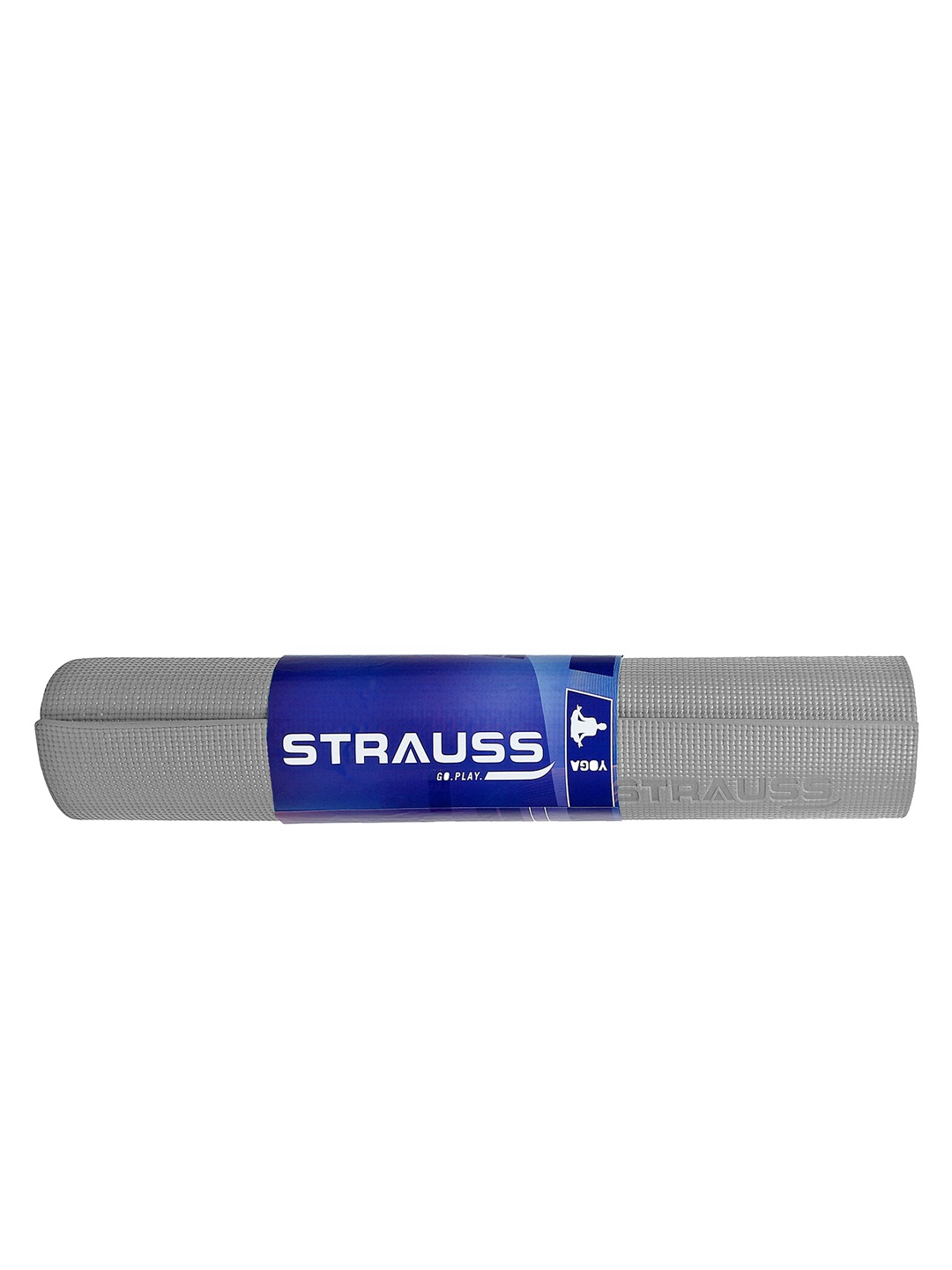 

STRAUSS Grey Solid Yoga Mat