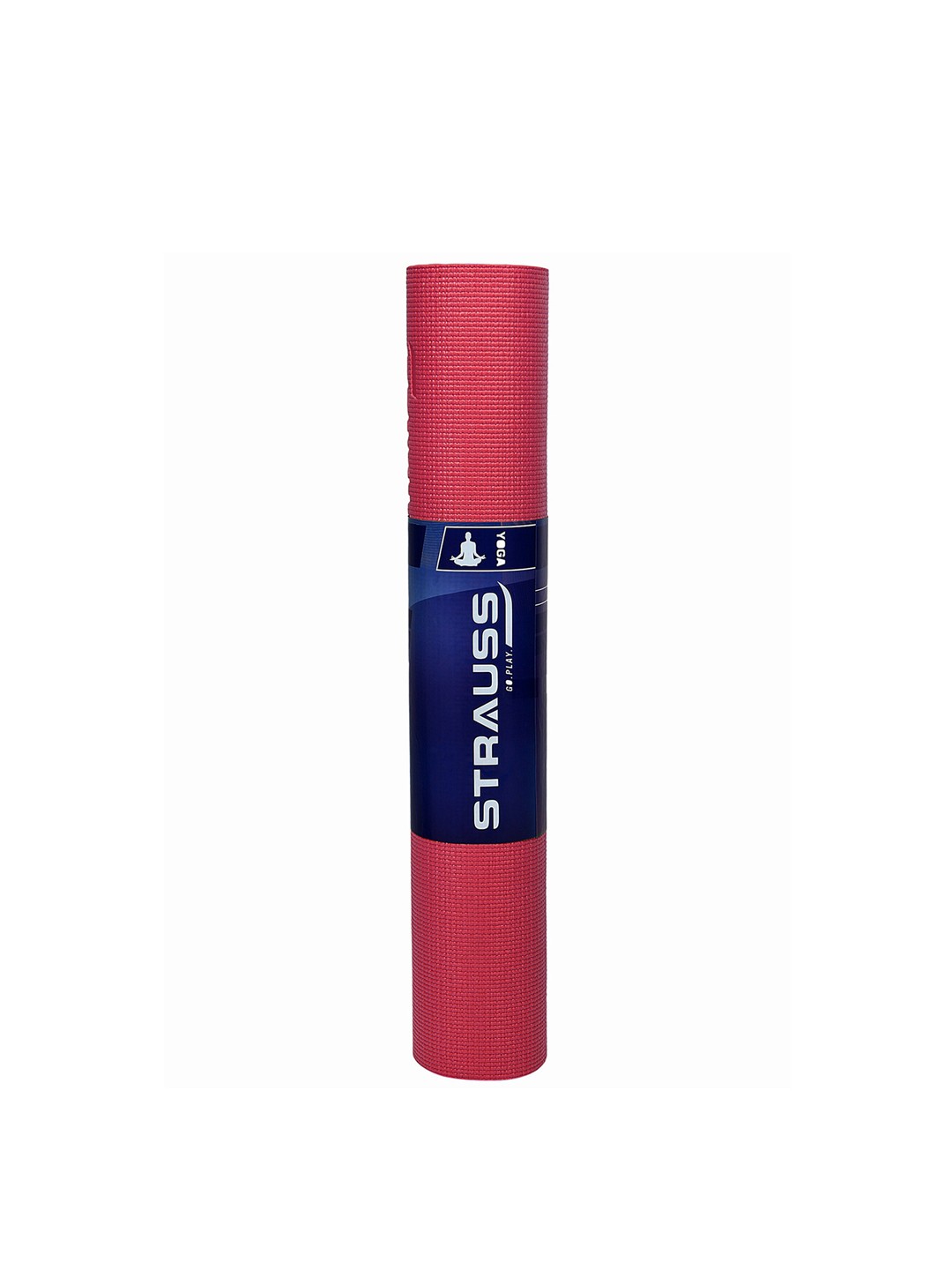 

STRAUSS Pink Solid Yoga Mat