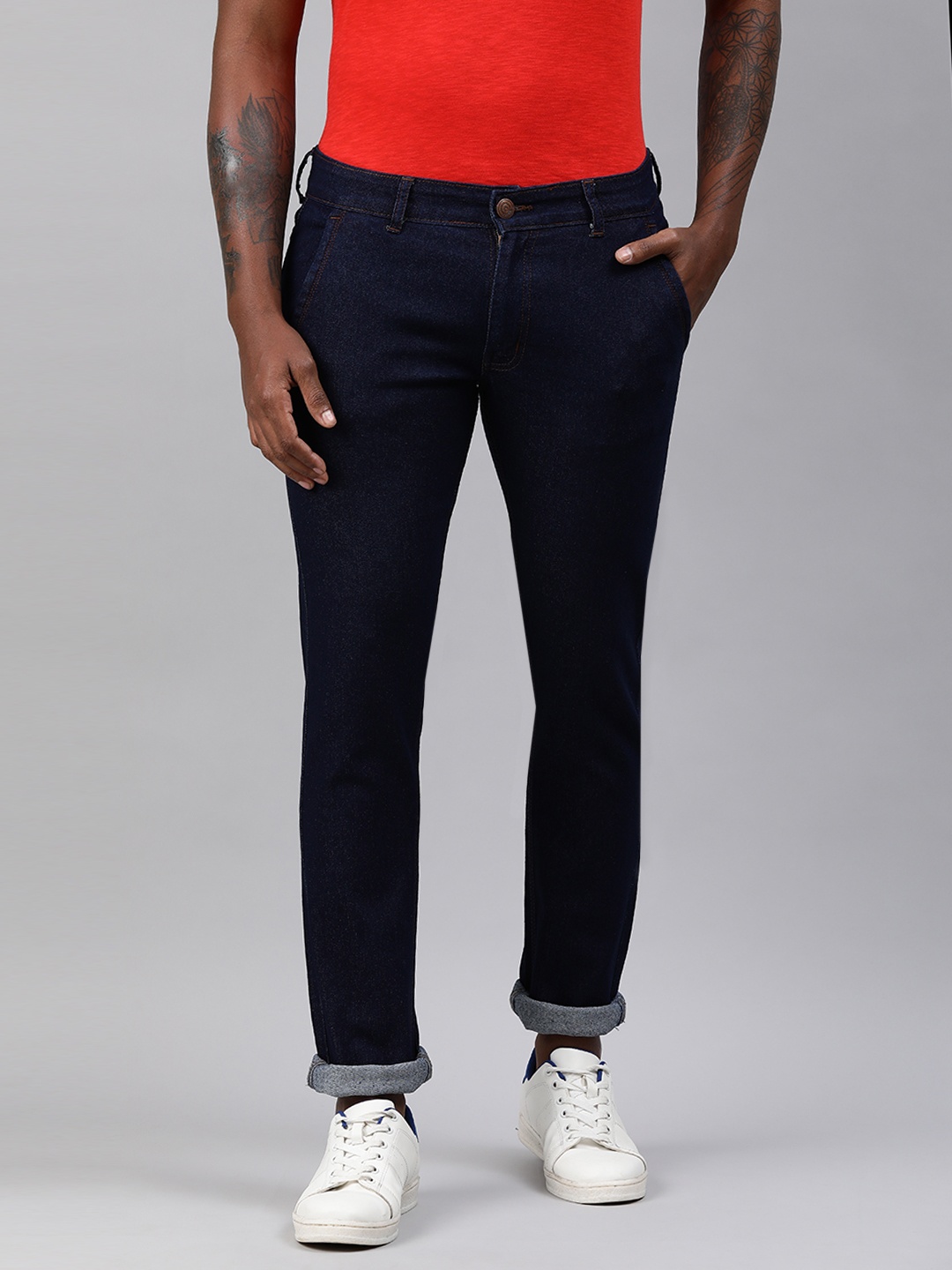 

Urbano Fashion Men Blue Slim Fit Stretchable Jeans