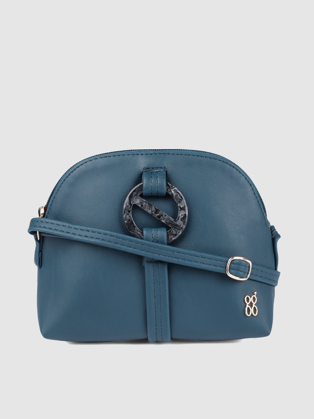 

Baggit Blue Half Moon Sling Bag