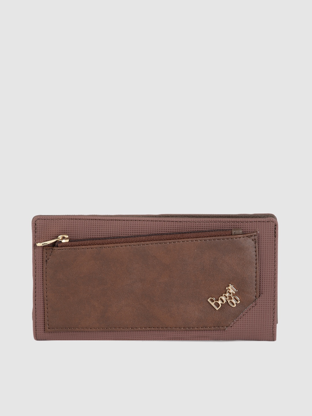 

Baggit Women Brown Solid Synthetic Leather Two Fold Wallet