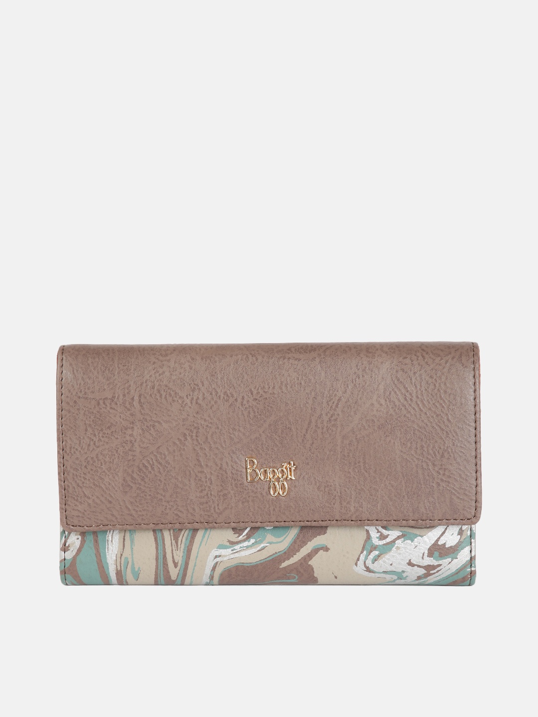 

Baggit Women Multicoloured Abstract Printed Three Fold Wallet, Multi