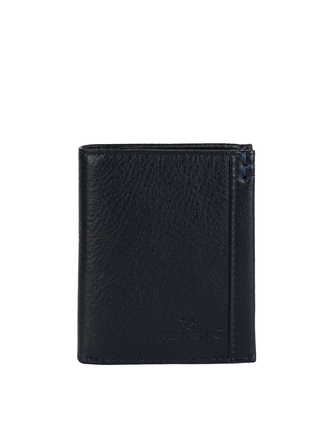 

Daniel Klein Men Black Textured Leather Two Fold Wallet