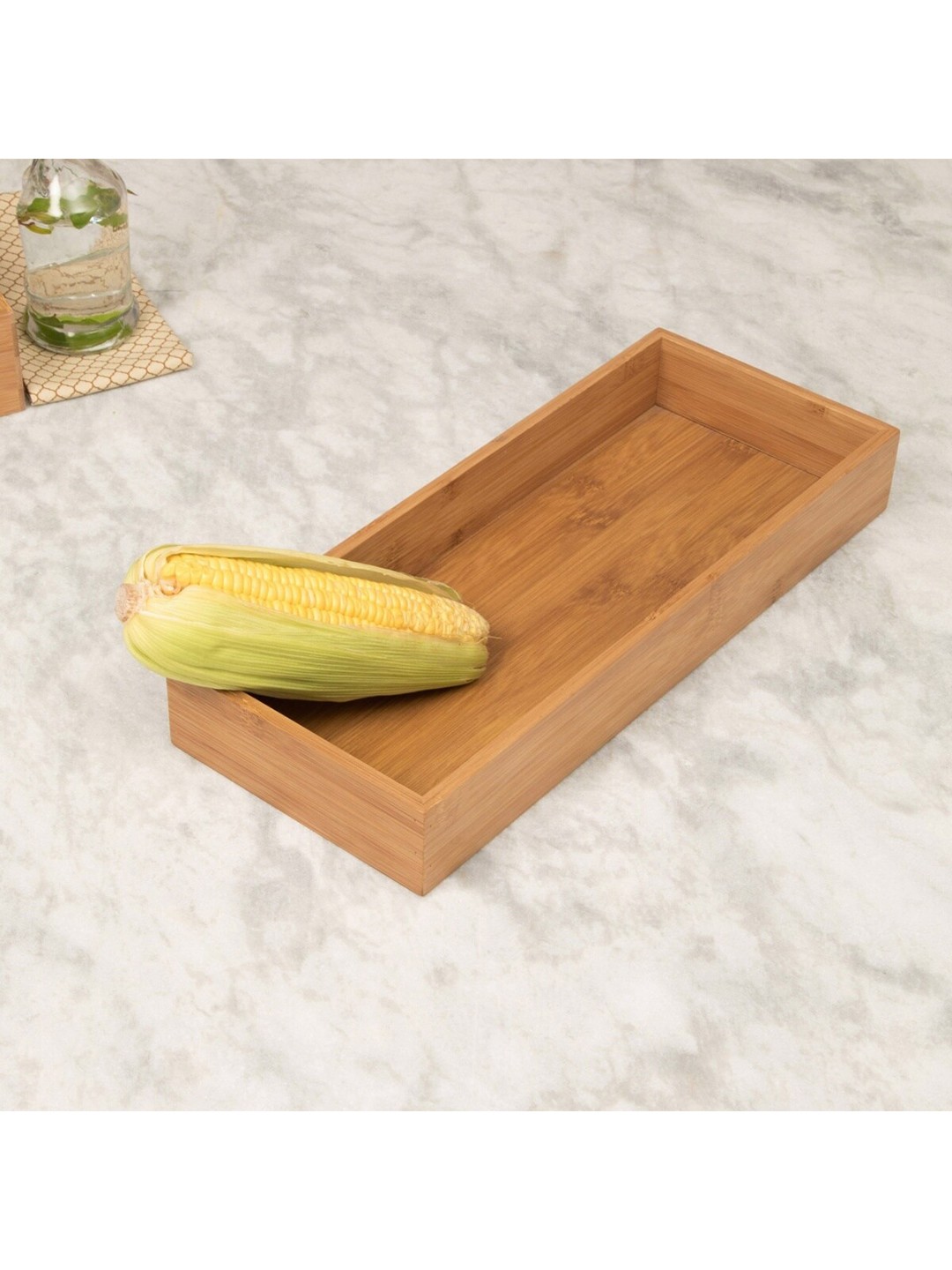 

Home Centre Brown Orion Mattle Cutlery Organizer