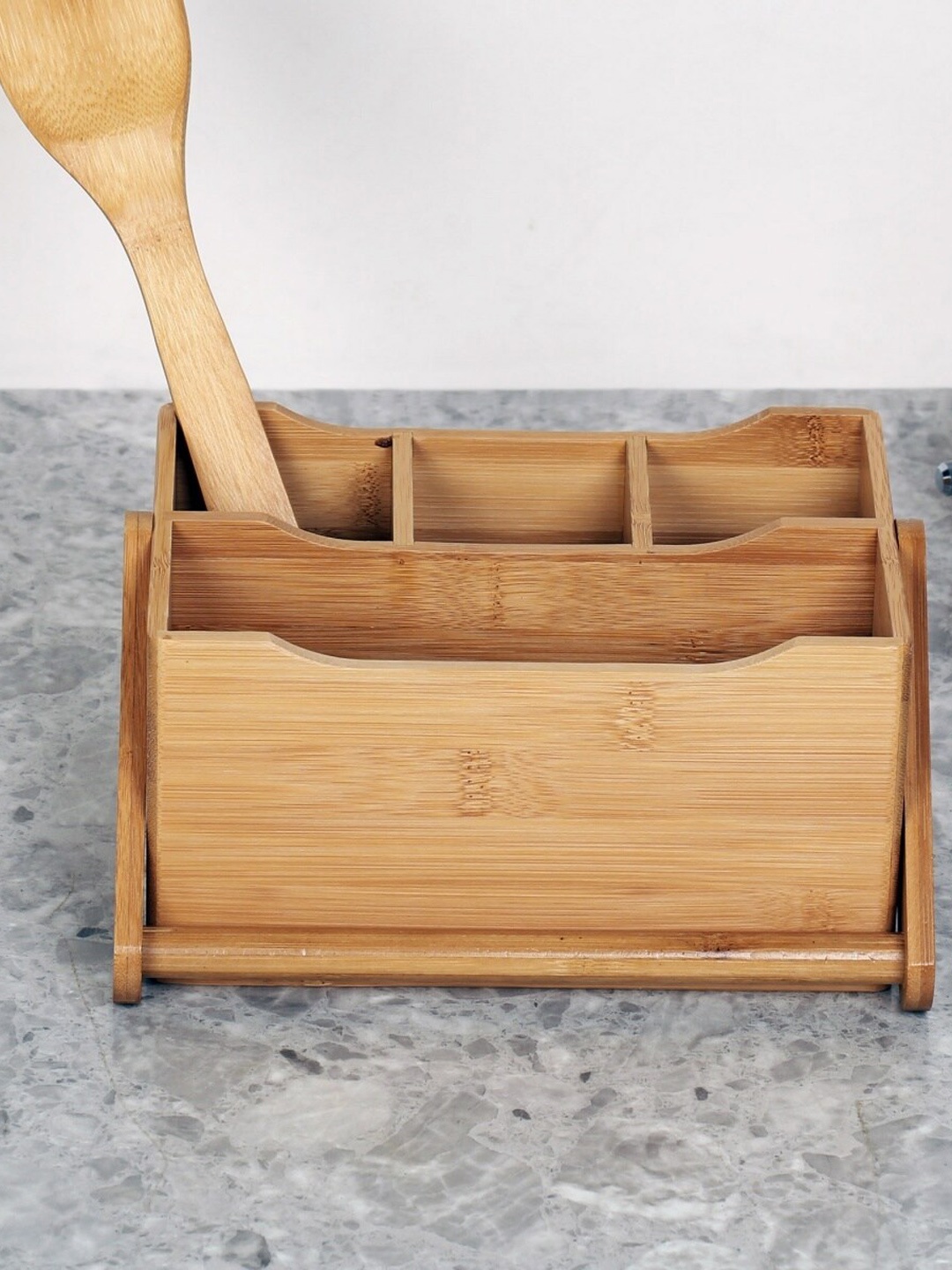

Home Centre Brown Edulis Bamboo Organizer