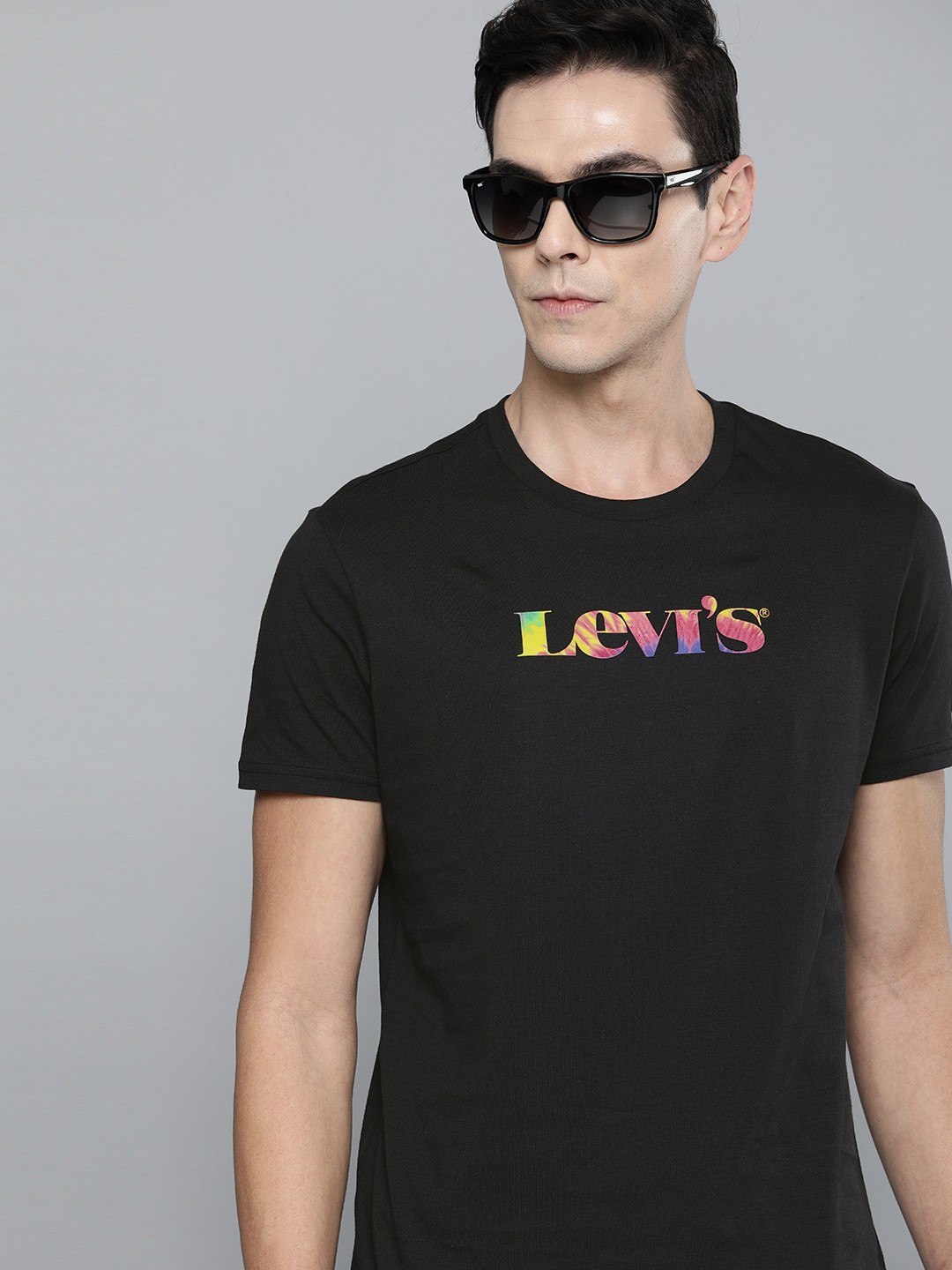 

Levis Men Blue Pure Cotton Printed Pure Cotton T-shirt