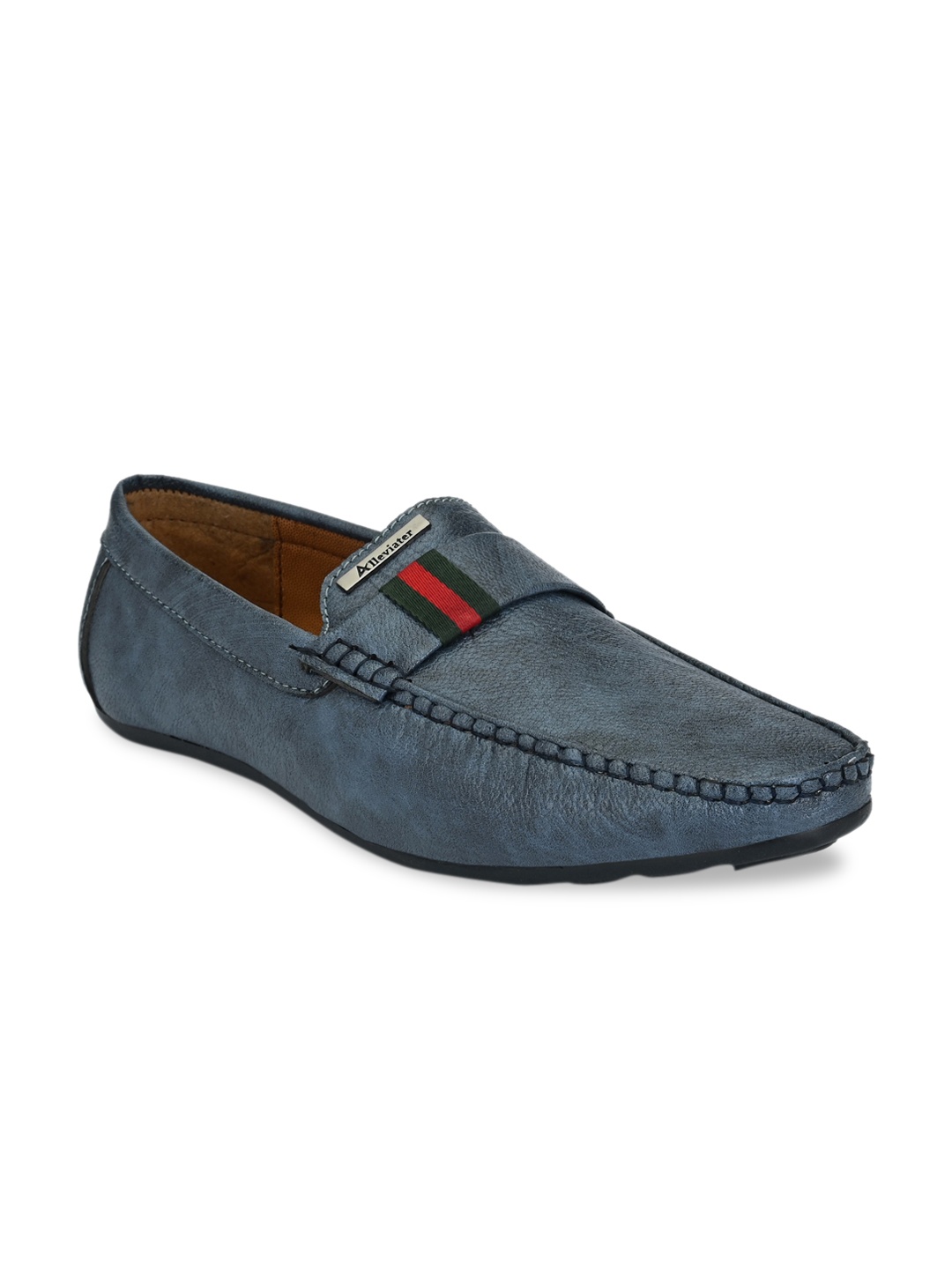 

Alleviater Men Blue Penny Loafers