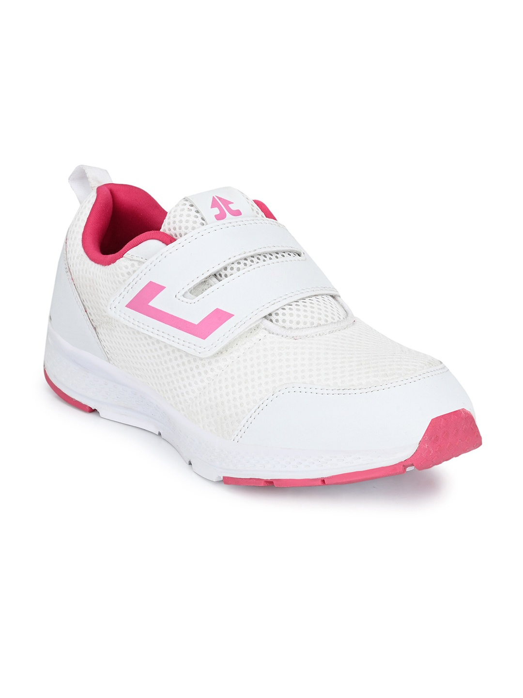 

OFF LIMITS Women White & Pink Mesh Walking Non-Marking Shoes