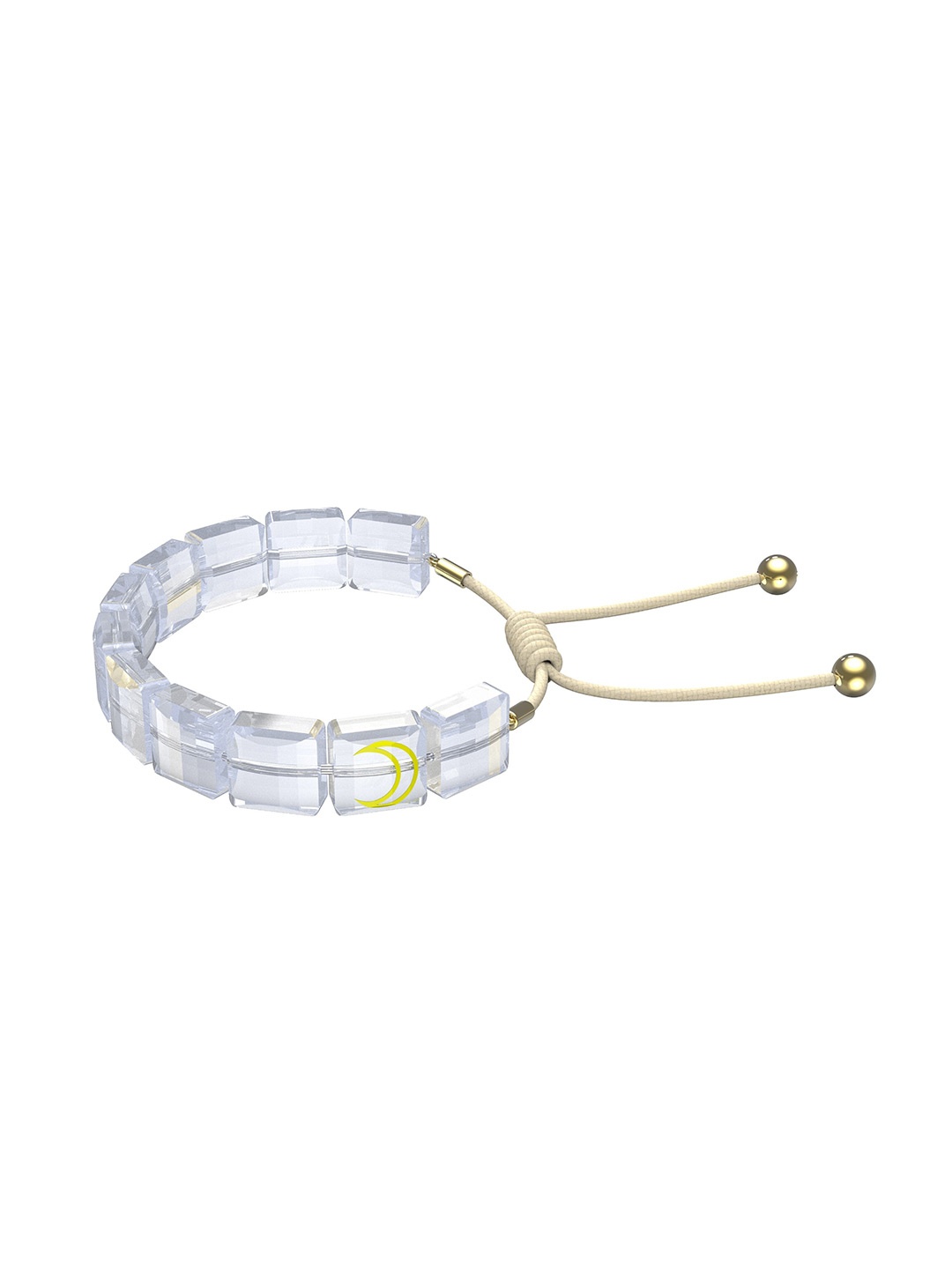 

SWAROVSKI White Gold Plated Letra Bracelet