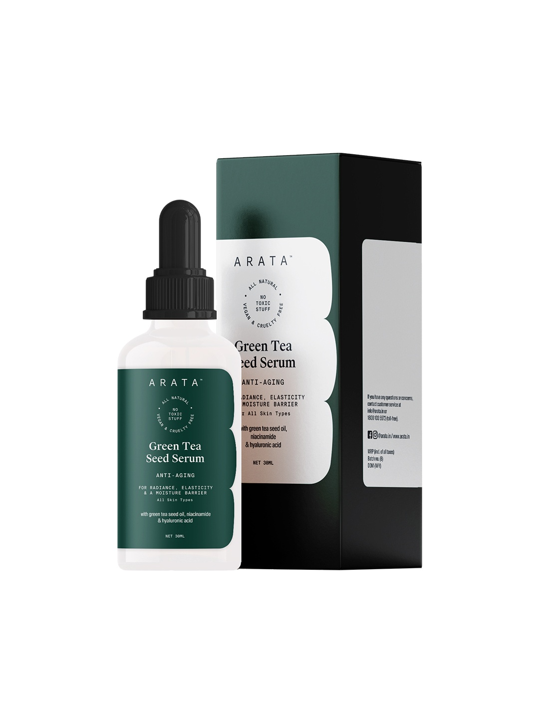 

ARATA Transparent Green Tea Seed Serum For Radiance & Enhanced Elasticity