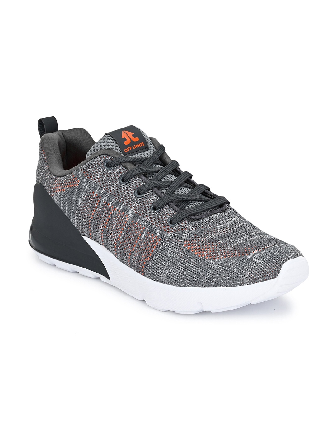 

OFF LIMITS Men Grey Mesh Running Non-Marking Shoes