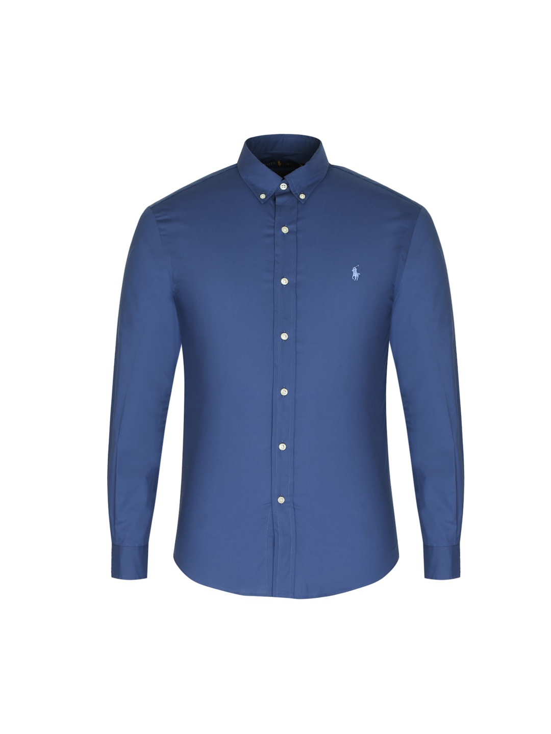 

Polo Ralph Lauren Men Blue Solid Casual Shirt