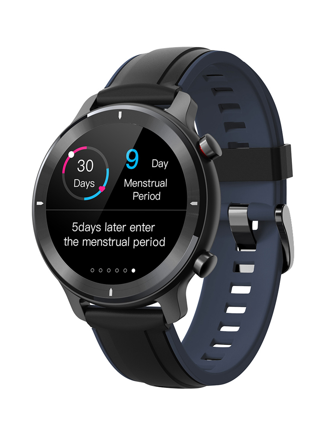 

French Connection Unisex Black Touch Screen Smartwatch