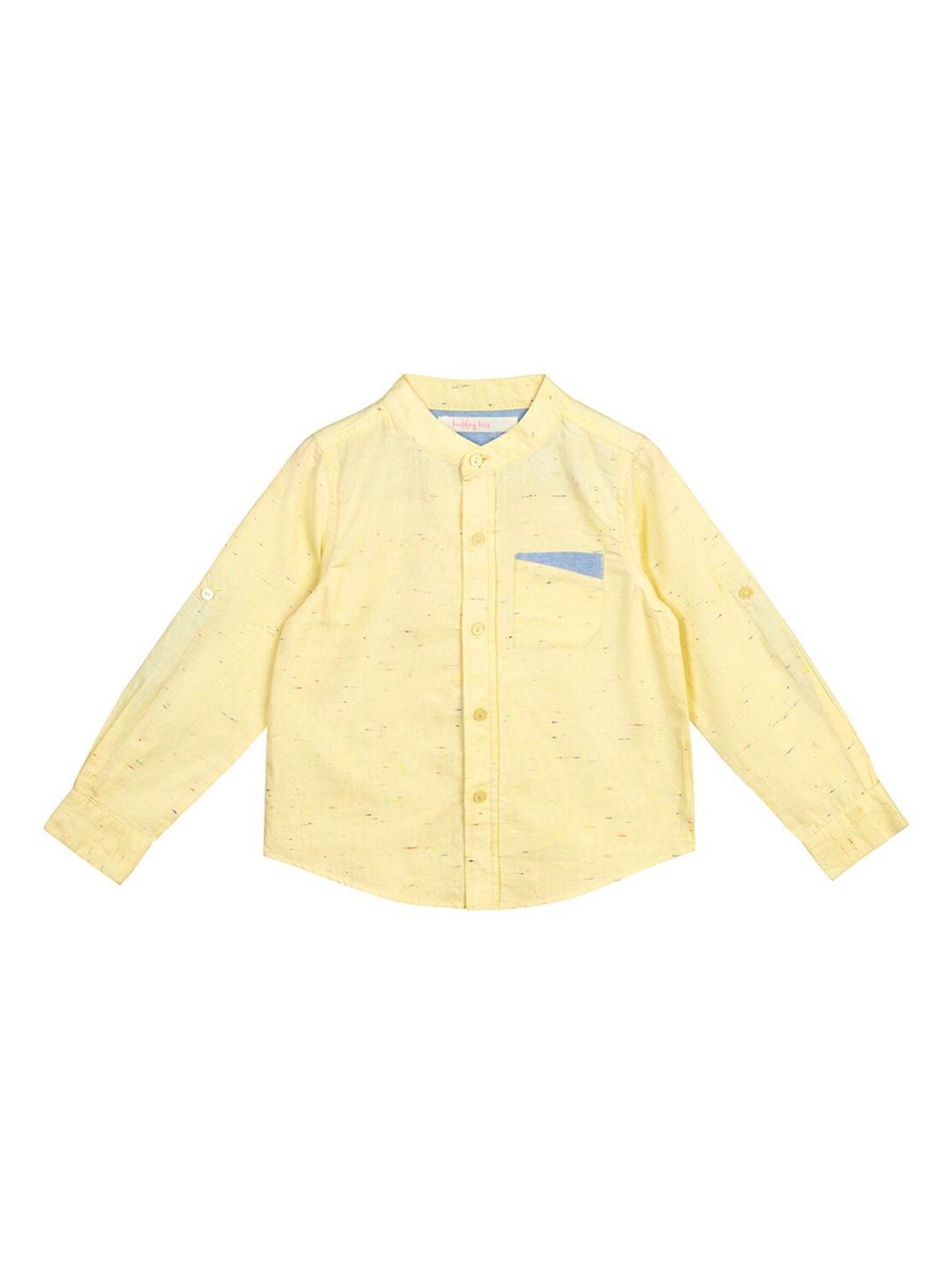 

Budding Bees Boys Yellow Casual Shirt