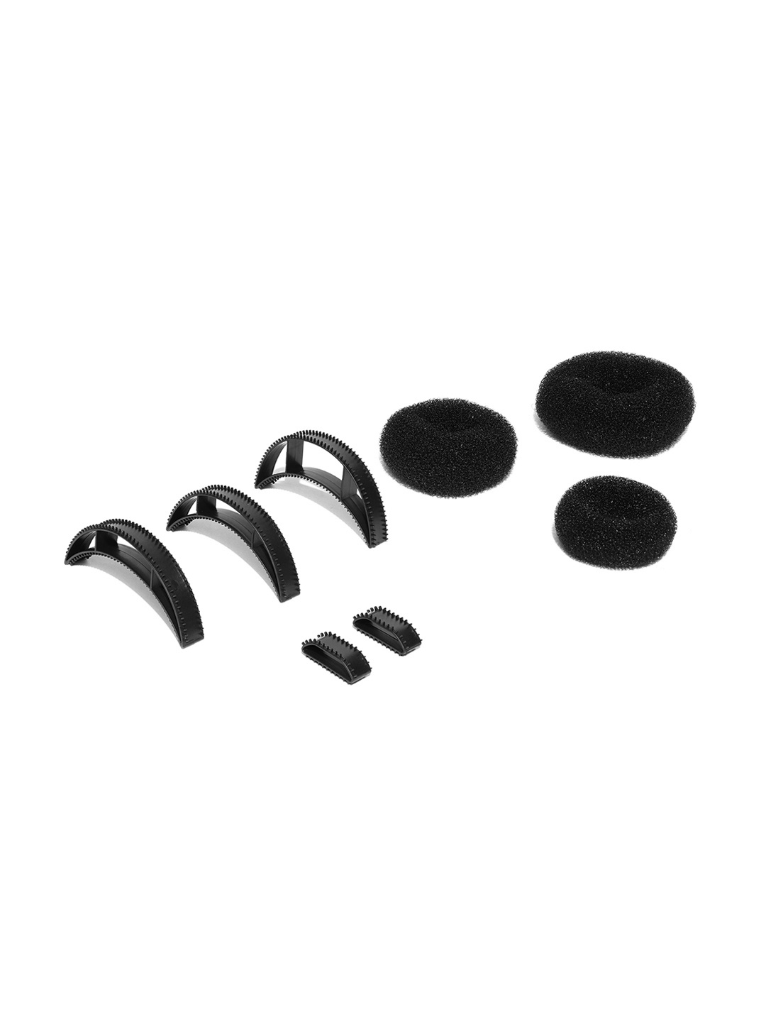 

CHANDERKASH Women Set of 8 Black Party Combo Hair Accessories