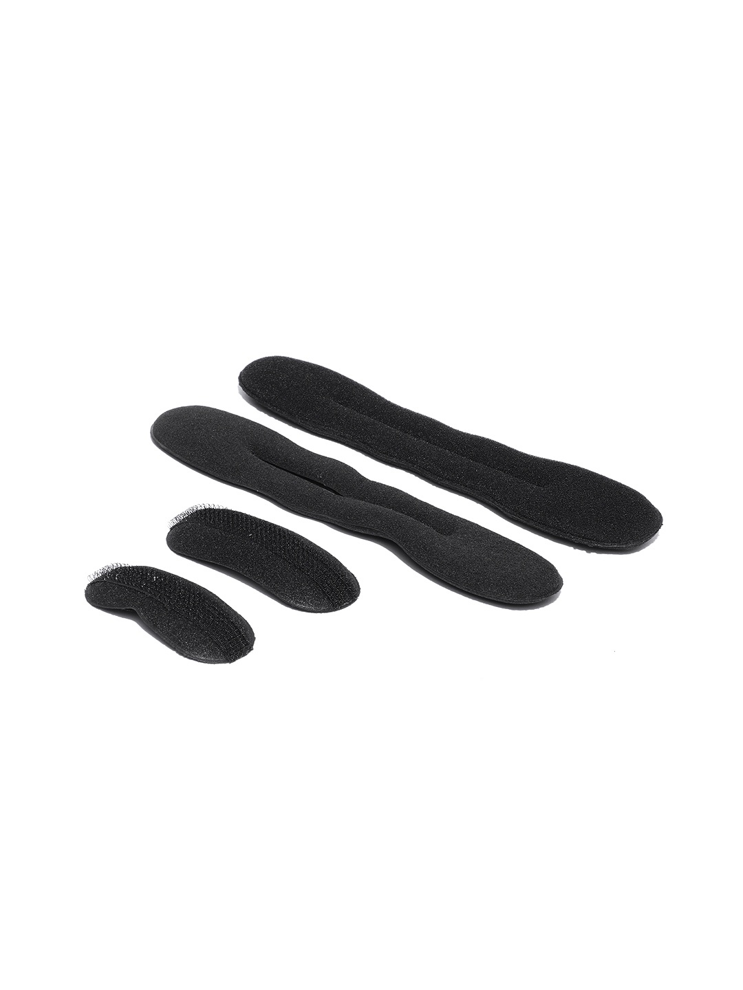 

CHANDERKASH Women Set of 2 Puff Bumpits & 2 Bun Donut Maker, Black