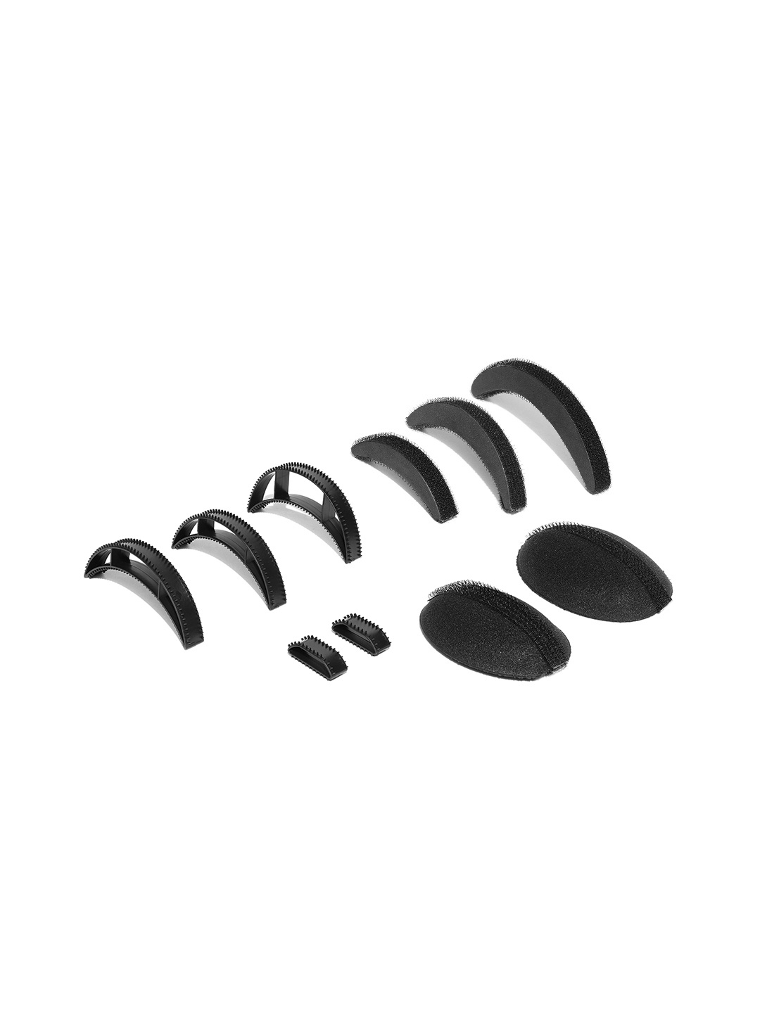 

CHANDERKASH Women Set of 10 Black Hair Accessories