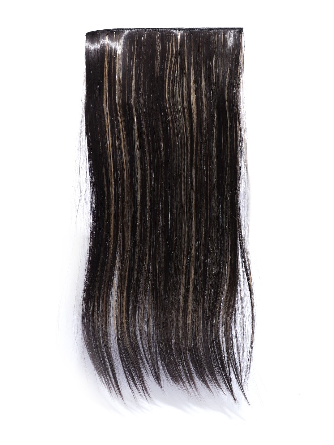 

CHANDERKASH Brown & Golden Highlighted Straight Nylon & Synthetic Hair Extension