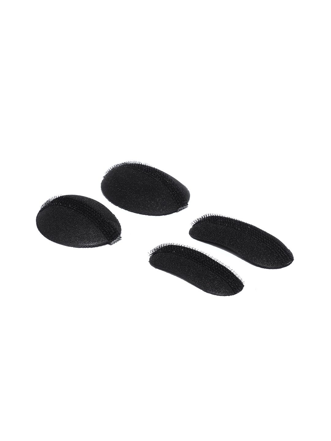 

CHANDERKASH Set of 4 Black Puff Bun Nylon Hair Extension and Accessory Set
