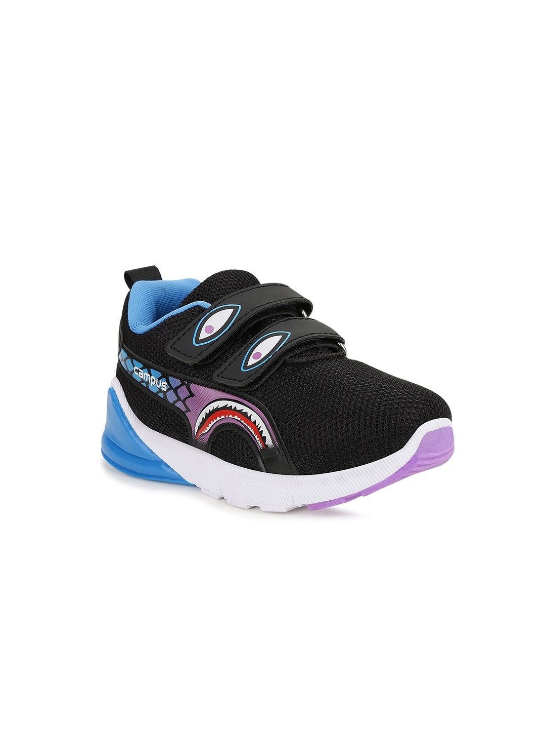 

Campus Unisex Kids Black Mesh Running Marking Shoes
