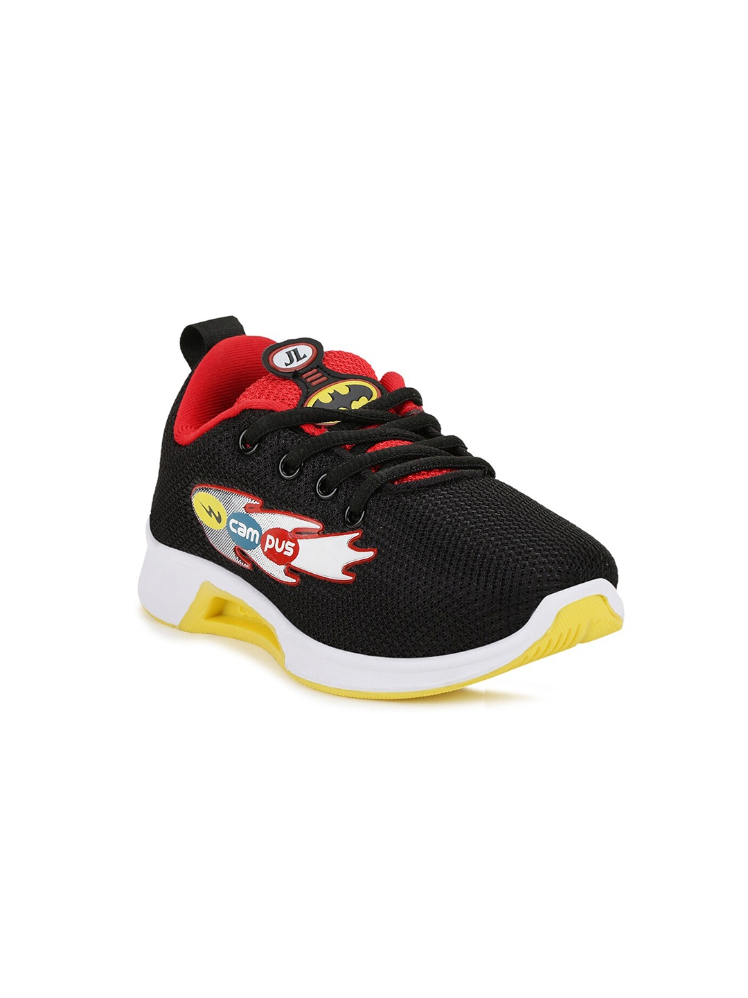 

Campus Unisex Kids Black Mesh Running Marking Shoes