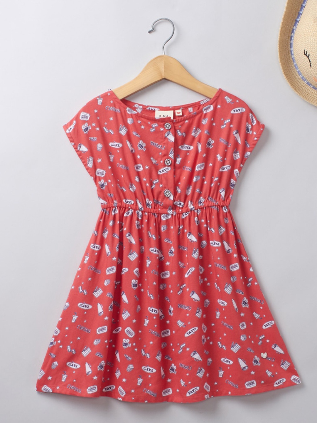 

Ed-a-Mamma Red Floral Dress