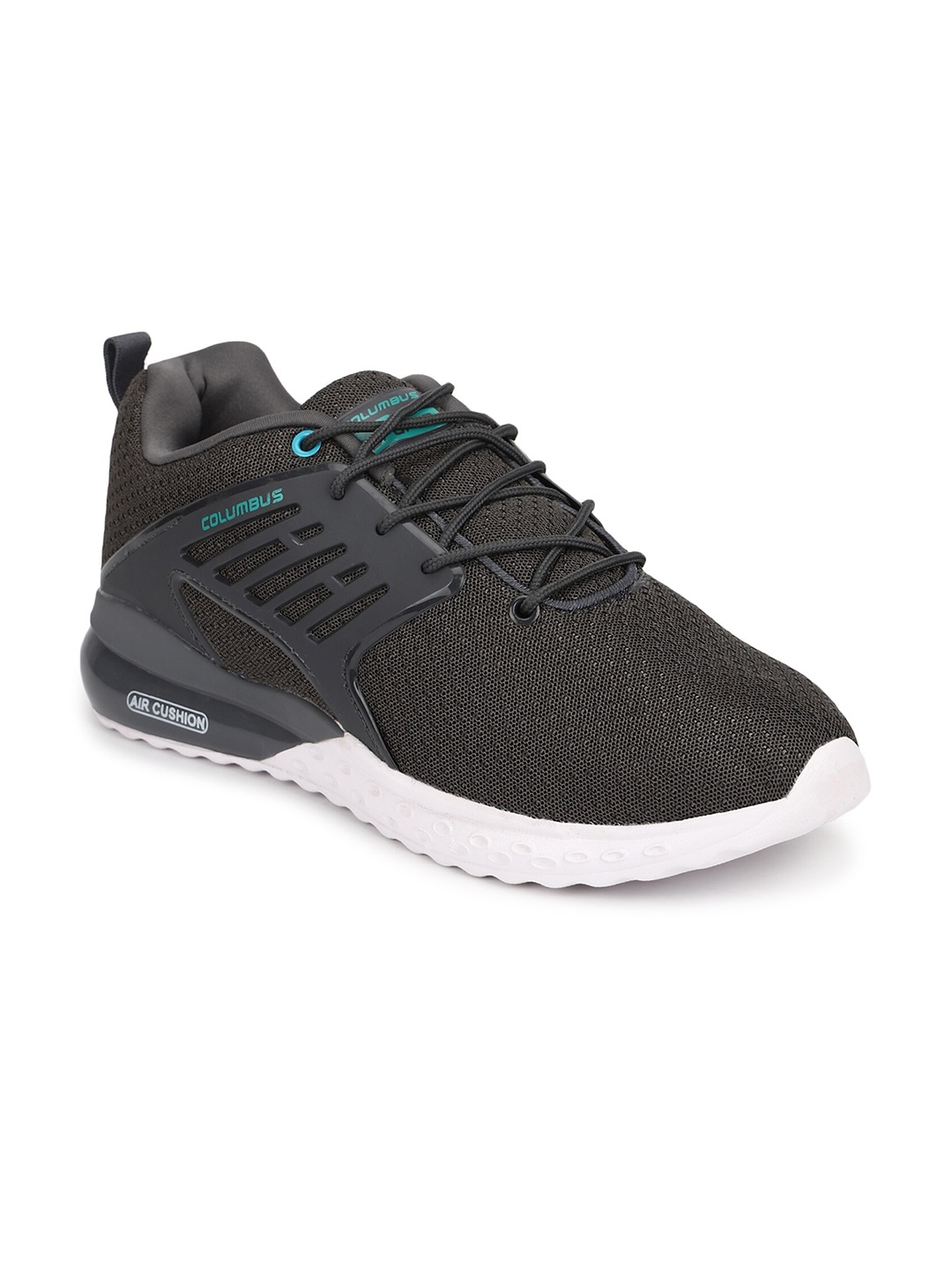 

Columbus Men Grey Mesh Running Shoes