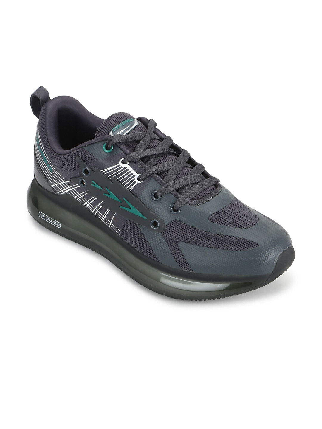 

Columbus Men Grey Mesh Running Shoes