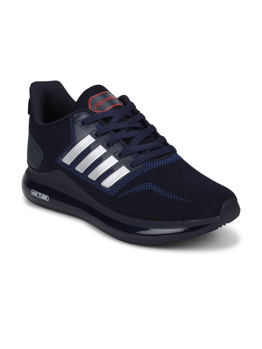 

Columbus Men Navy Blue Mesh Running Shoes