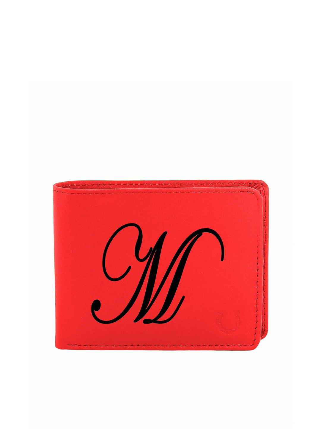 

Blacksmith Men Red & Black Graphic Printed PU Two Fold Wallet with SD Card Holder
