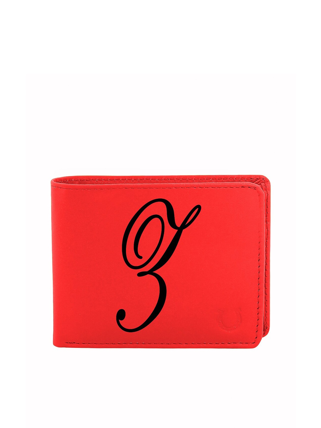 

Blacksmith Men Red & Black Self Design PU Two Fold Wallet with SD Card Holder