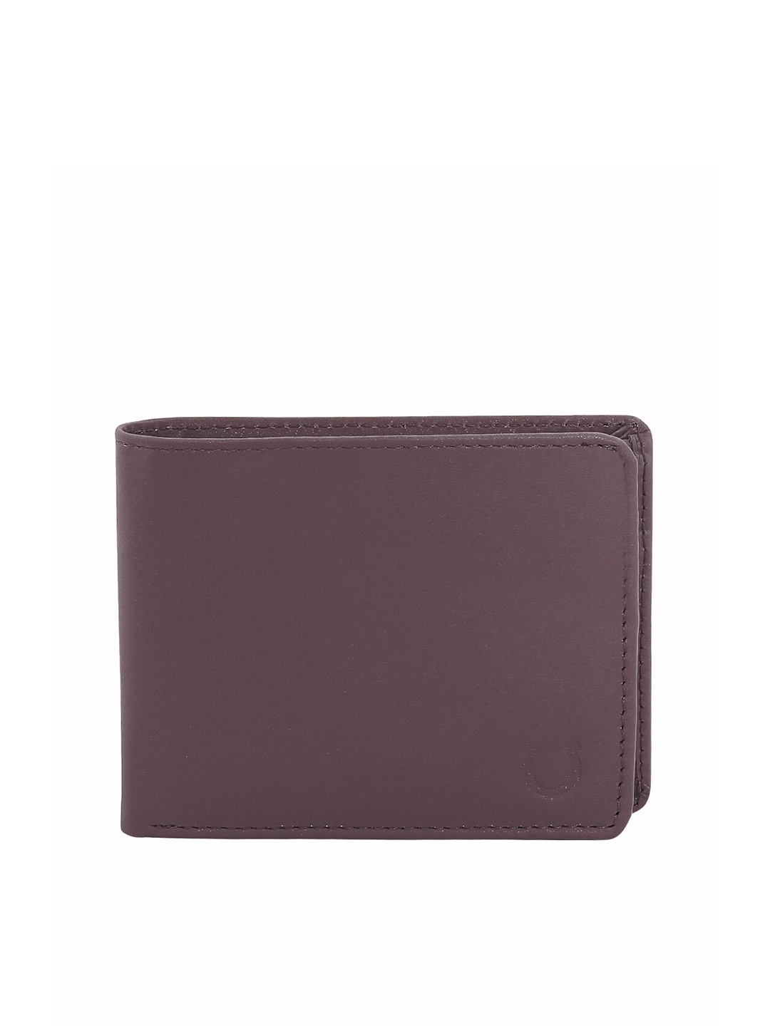 

Blacksmith Men Brown Solid PU Two Fold Wallet with SD Card Holder
