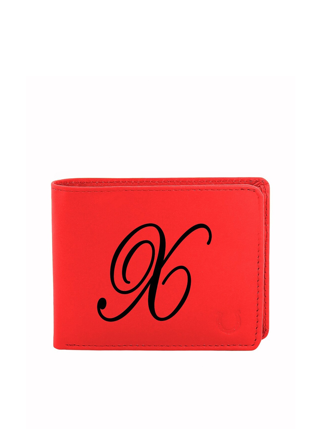 

Blacksmith Men Red & Black Typography Printed PU Two Fold Wallet with SD Card Holder