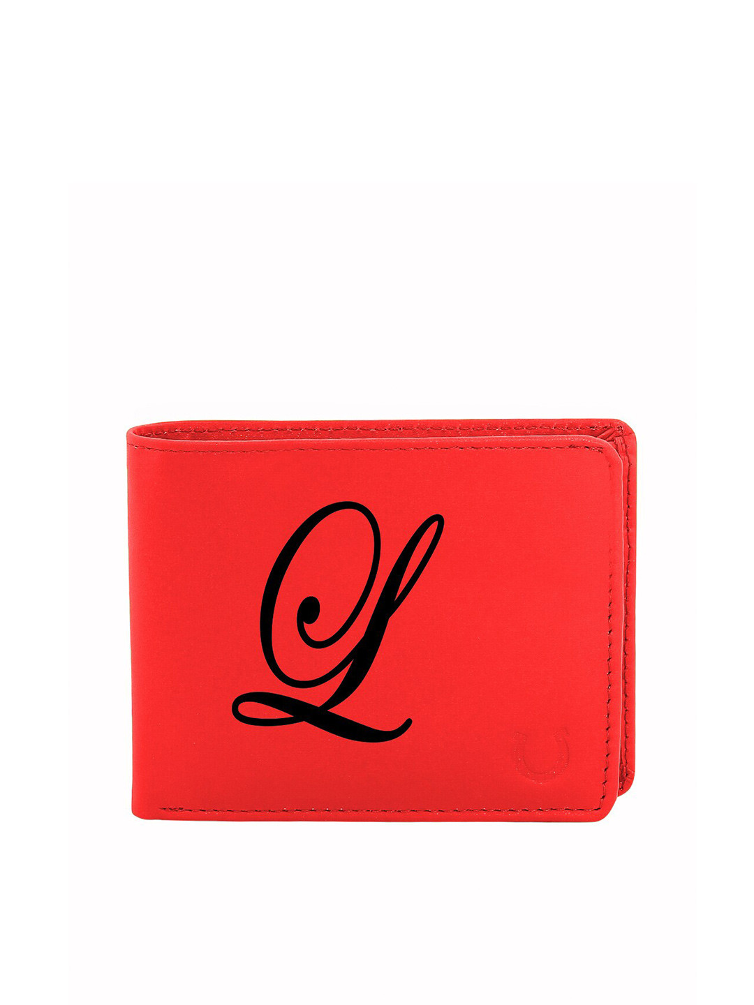 

Blacksmith Men Red & Black Printed PU Two Fold Wallet with SD Card Holder