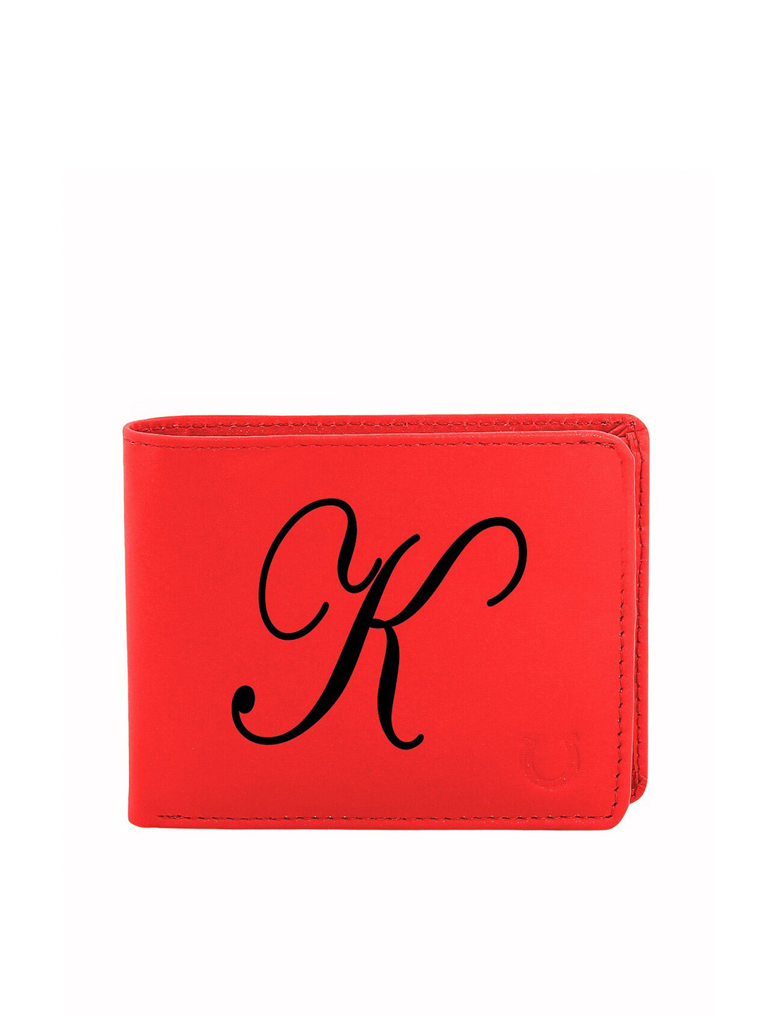 

Blacksmith Men Red & Black Typography Printed PU Two Fold Wallet with SD Card Holder