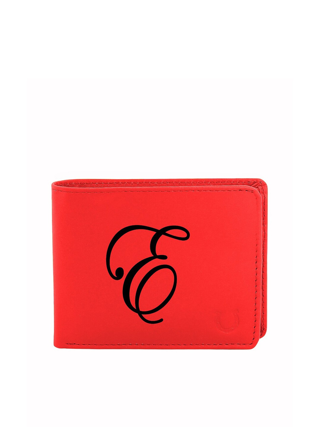 

Blacksmith Men Red & Black Graphic Printed PU Two Fold Wallet with SD Card Holder
